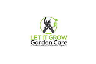 design update attractive garden care logo