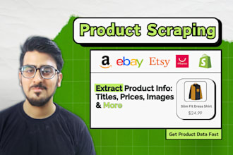 scrape product details from ecommerce through product scraping