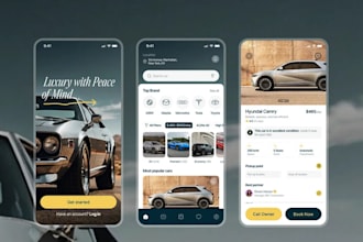 develop car rental app carpooling ridesharing website chauffeur car rental app