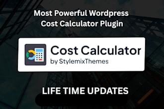 install the stylemixthemes cost calculator plugin on your wordpress website