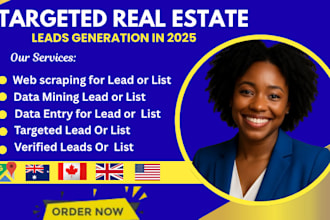 scrape property listing websites for active real estate seller leads