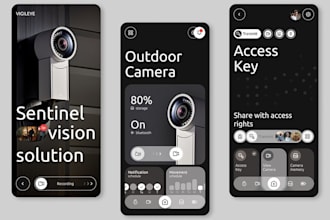 develop camera app, detection app, cctv app smart camera app, iot app