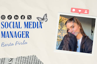 be your social media manager or community manager in spanish