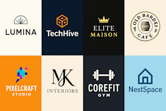 design a modren minimalist logo for your business