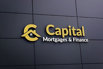 mortgage  real estate property construction realtor and mortgage logo