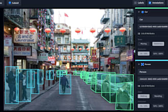 annotate images, videos, texts with bounding box and data labelling