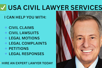be your civil litigation attorney and help you with pro se litigation