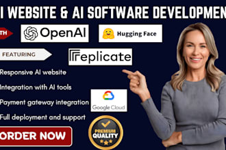 develop highly professional ai website ai saas or ai software and web apps