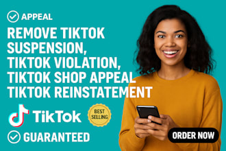 remove tiktok suspension, tiktok violation, tiktok shop appeal, tiktok reinstate
