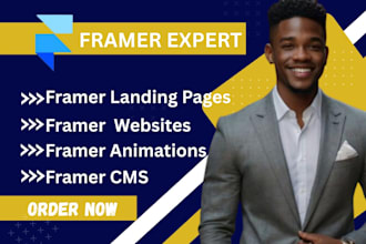 build framer website,  figma to framer, framer landing page