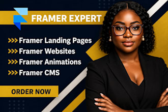 build framer website,  figma to framer, framer landing page