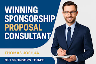 be your sponsorship proposal consultant to secure deals