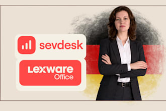 clean up and organize your bookkeeping in sevdesk or lexware