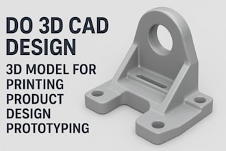 do 3d cad design 3d model for printing product design prototyping in fusion 360