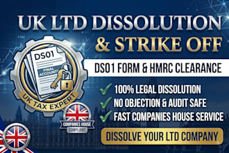 strike off UK ltd company with ds01 and hmrc clearance