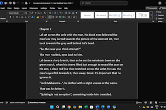 write custom romance or literary fiction for you