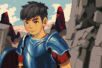 make a game sprite character for you
