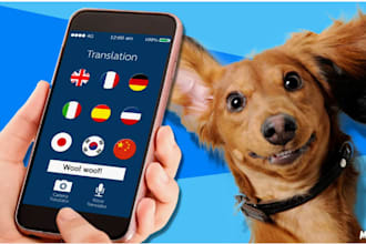 build ai powered dog voice translator , lost pet tracker, smart pet care app