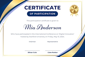design professional and printable certificate templates in canva