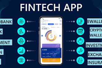 build fintech app money transfer app crypto wallet app neo bank app payment app