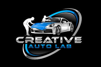design good looking car paint logo