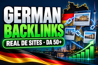 build german backlinks on da 50 plus de guest post sites