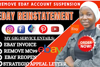 do ebay reinstatement suspension track ip address remove mc011 ebay