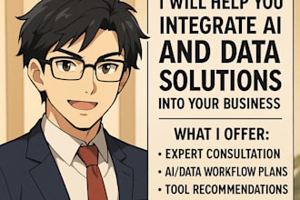 consult on ai strategy and data solutions