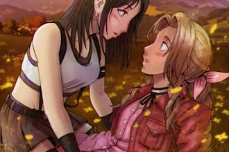 draw custom anime art, original characters, or fanart