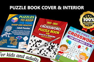 do sudoku word search crossword puzzle books for amazon KDP
