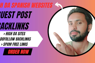 provide spanish guest posts and backlinks for SEO