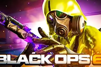 make eye catching black ops 6 thumbnails for youtube gamers