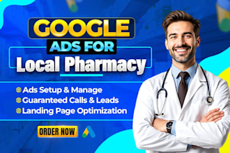 run and optimize google PPC ads for pharmacy store with guaranteed results