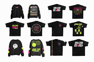 design streetwear and apparel merchandise