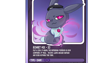 make trading card for your oc