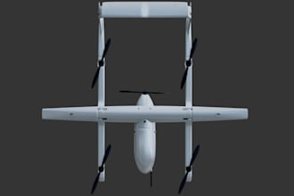craft 3d quadcopters uav,military aircraft,rhino model,3d wing drone,hybrid vtol