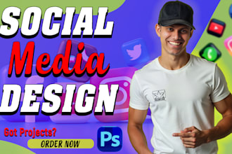 design eye catching social media posts for your brand