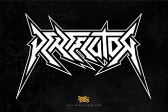 design a logo for your black, death, or thrash metal band