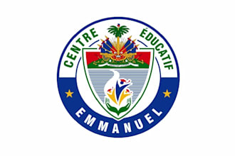 create modern education logo
