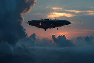 draw sci fi illustration and sci fi art for you