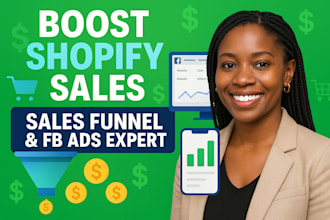boost shopify sales, shopify dropshipping marketing, sales funnel, facebook ads