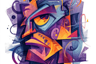 do illustration expresionism art, graffity, abstract