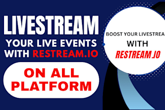 stream your live events to social media and multiple channels with restream io