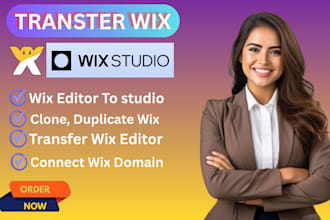 transfer wix editor to wix studio clone wix website duplicate wix maintenance
