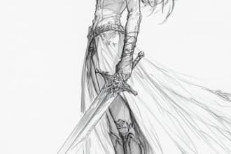 draw fantasy character illustration