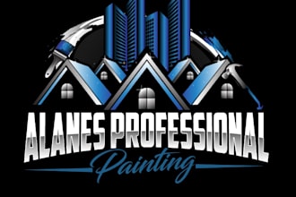 custom construction logo design contractor, builder, real estate branding
