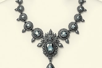 do a jewelry design illustration or a sketch of jewelry