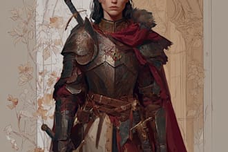 dnd character art and dnd character art