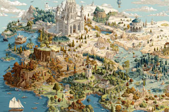 do unique map illustrations