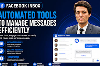 create a facebook chatbot for auto replies, greetings, faqs